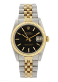 Rolex Black Dial Two-Tone steel